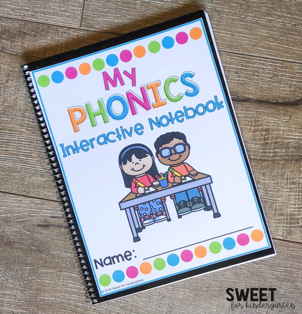 Phonics Interactive Notebook Cover
