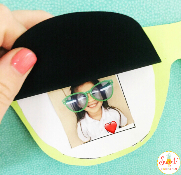 end of year sunglasses craft picture