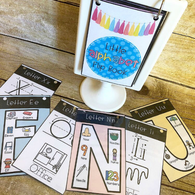 alphabet mini anchor chart set