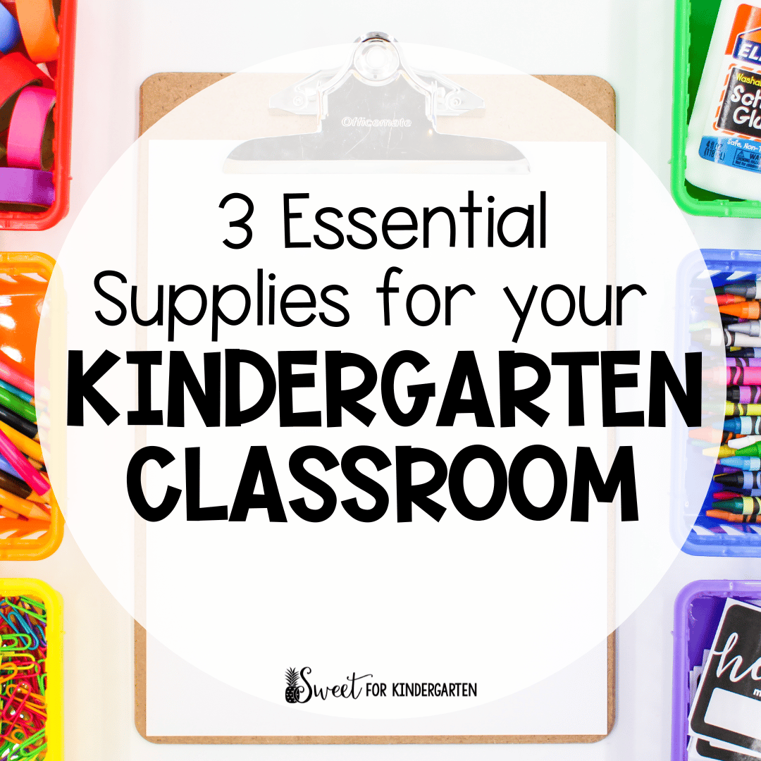 essential supplies for your kindergarten classroom