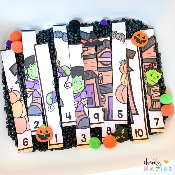 Halloween Counting Puzzles