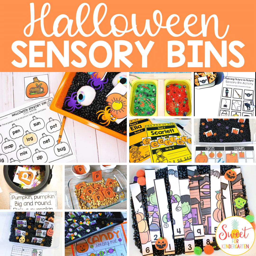 Halloween Sensory Bin Round up