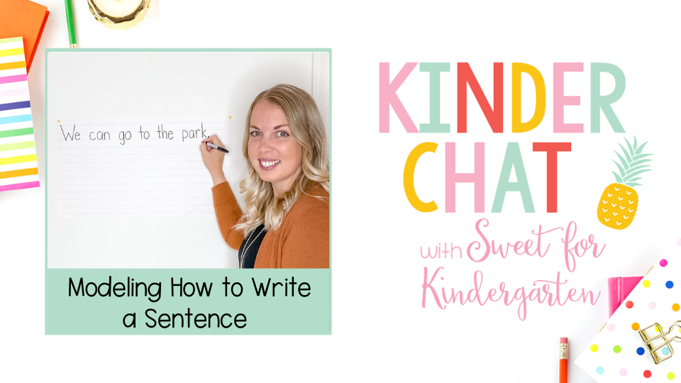 Click here to watch more on how to model sentence writing for your students.
