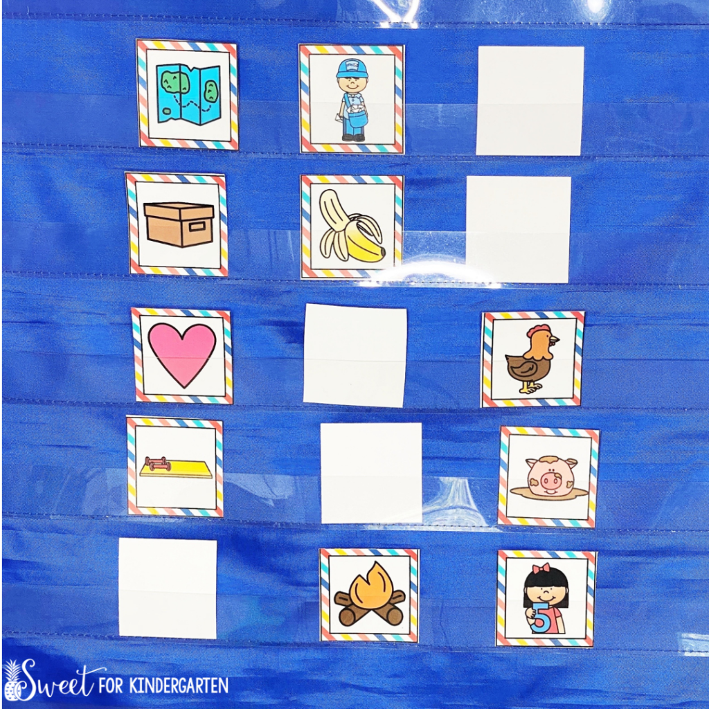 Pocket chart activity