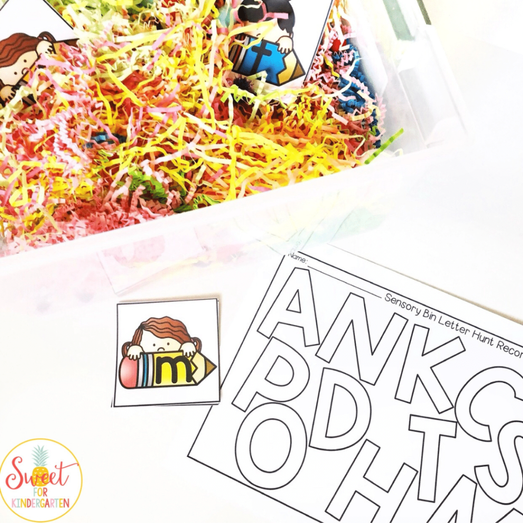 Using sensory bins for multi-sensory learning