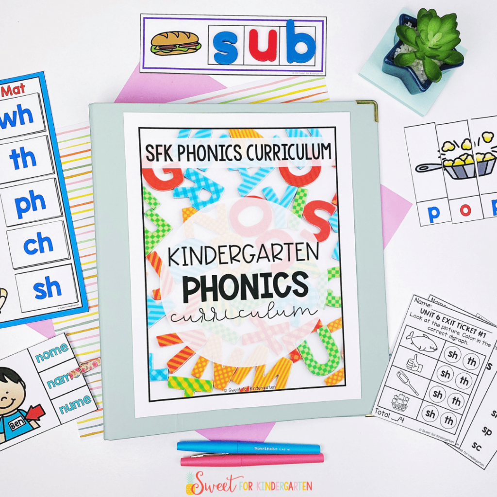 SFK Kindergarten phonics curriculum