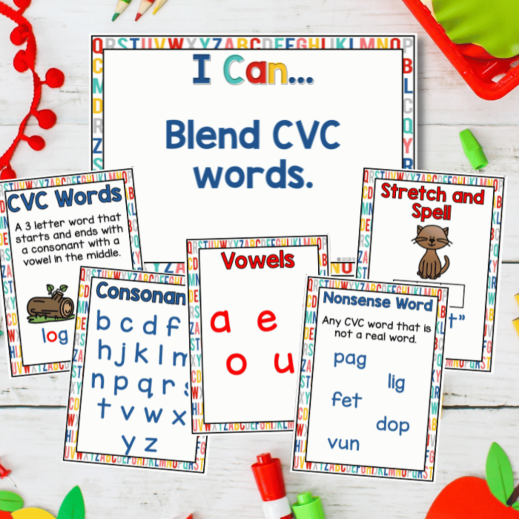 Find these CVC words visuals here.