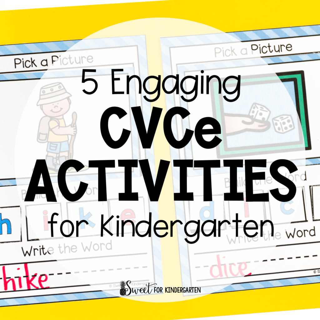 cvce activities for kindergarten