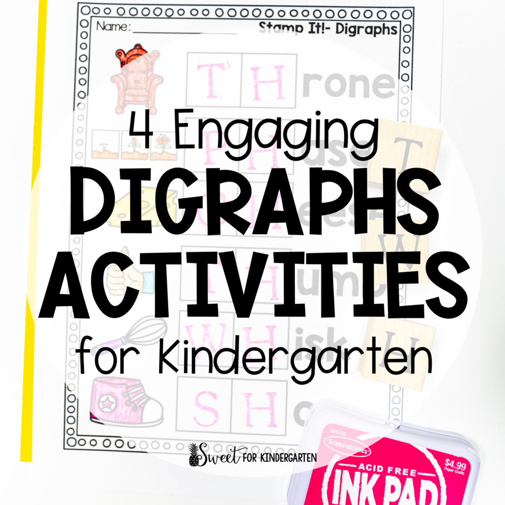 digraph activities for kindergarten blog post