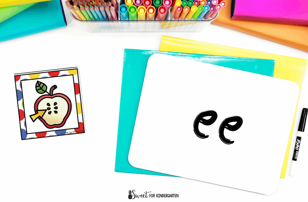 long vowel ee write and wipe activity